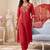 Women Ethnic Motifs Embroidered Regular Kurta with Trousers & With Dupatta