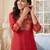 Women Ethnic Motifs Embroidered Regular Kurta with Trousers & With Dupatta