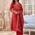 Women Ethnic Motifs Embroidered Regular Kurta with Trousers & With Dupatta