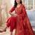 Women Ethnic Motifs Embroidered Regular Kurta with Trousers & With Dupatta