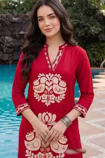 Women Ethnic Motifs Printed Regular Kurta with Palazzos