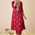 Women Ethnic Motifs Embroidered Regular Gotta Patti Kurta Trousers With Dupatta