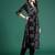 Geometric Printed Empire Thread Work Pure Cotton Kurta with Trousers & Dupatta