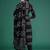 Geometric Printed Empire Thread Work Pure Cotton Kurta with Trousers & Dupatta