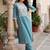 Women Ethnic Motifs Embroidered Regular Thread Work Kurta with Trousers