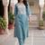 Women Ethnic Motifs Embroidered Regular Thread Work Kurta with Trousers