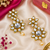 Premium Pearl Floral Kundan Earrings 