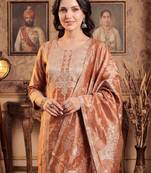 Women Ethnic Motifs Regular Kurta with Trousers & With Dupatta