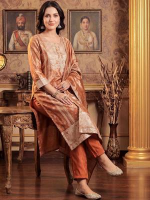 Women Ethnic Motifs Regular Kurta with Trousers & With Dupatta 2