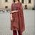 Women Printed Regular Thread Work Pure Cotton Kurta with Trousers & With Dupatta
