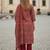 Women Printed Regular Thread Work Pure Cotton Kurta with Trousers & With Dupatta