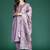 Floral Embroidered Thread Work Kurta with Trousers & With Dupatta