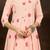 Floral Printed Round Neck Pure Cotton Anarkali Kurta With Trousers & Dupatta