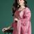 Floral Embroidered Thread Work Kurta with Trousers & With Dupatta