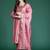 Floral Embroidered Thread Work Kurta with Trousers & With Dupatta