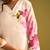 Floral Printed Beads And Stones Linen Kurta Wiith Trousers And Dupatta
