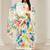 Women Floral Embroidered Empire Thread Work Kurta with Trousers & With Dupatta