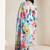 Women Floral Embroidered Empire Thread Work Kurta with Trousers & With Dupatta
