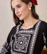 Floral Printed Round Neck Pure Cotton Straight Kurta With Trousers