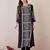 Floral Printed Round Neck Pure Cotton Straight Kurta With Trousers