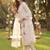 Women Floral Embroidered Regular Thread Work Kurta with Trousers & With Dupatta