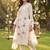 Women Floral Embroidered Regular Thread Work Kurta with Trousers & With Dupatta