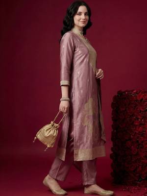 Women Ethnic Motifs Regular Kurta with Trousers & With Dupatta 4