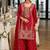 Women Ethnic Motifs Embroidered Regular Thread Work Kurta with Sharara & With Dupatta