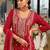 Women Ethnic Motifs Embroidered Regular Thread Work Kurta with Sharara & With Dupatta