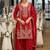 Women Ethnic Motifs Embroidered Regular Thread Work Kurta with Sharara & With Dupatta