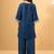 Women Ethnic Motifs Embroidered Regular Thread Work Linen Kurta with Palazzos