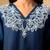 Women Ethnic Motifs Embroidered Regular Thread Work Linen Kurta with Palazzos