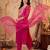 Women Ethnic Motifs Embroidered Regular Kurta with Trousers & With Dupatta