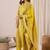 Women Floral Printed Regular Chanderi Silk Kurta with Trousers & With Dupatta