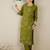 Women Floral Embroidered Cotton Kurta with Trousers