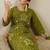Women Floral Embroidered Cotton Kurta with Trousers