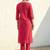 Women Ethnic Motifs Embroidered Regular Thread Work Kurta with Trousers
