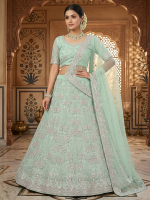 new fancy designer party wear lehanga indian and pakistani  1