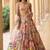 MULTICOLOR GEORGETTE SEQUINS & THREAD EMBROIDERED STITCHED LEHENGA CHOLI
