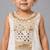Off white cotton embroidered  mirror work kids lehenga choli