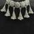 Oxidised Silver Floral Choker Necklace Set with Jhumka Earrings for Women, Traditional Navratri Garba Jewellery