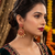 Antique Gold-Plated Kemp Ruby Jhumka Earrings with Pearl Drops