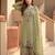 Olive Color Sequance And Embroidery Work Silk Blend Salwar Suit