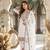 White Color Sequance And Embroidery Work Silk Blend Salwar Suit