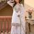 White Color Sequance And Embroidery Work Silk Blend Salwar Suit