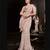 Pinkish Nude Embroidered Saree