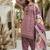 Onion Pink Color Embroidery Work Silk Blend Salwar Suit