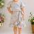 Multicolor cotton chikankari dress for girl