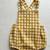 Yellow cotton geometric printed dress for girl