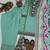 Teal Color Embroidery Work Silk Blend Salwar Suit